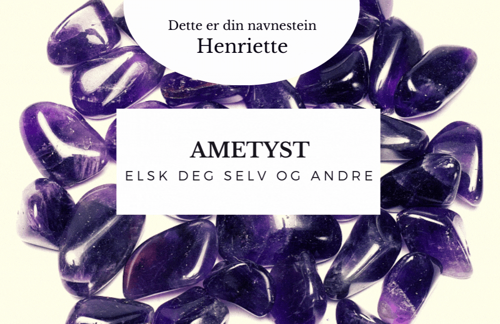 Hovedbilde Henriette - Din Navnestein