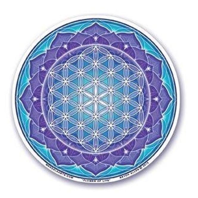 Hovedbilde Sticker Flower of Life Blå