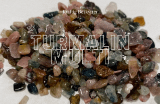 Armbånd Turmalin Multifarva Chips