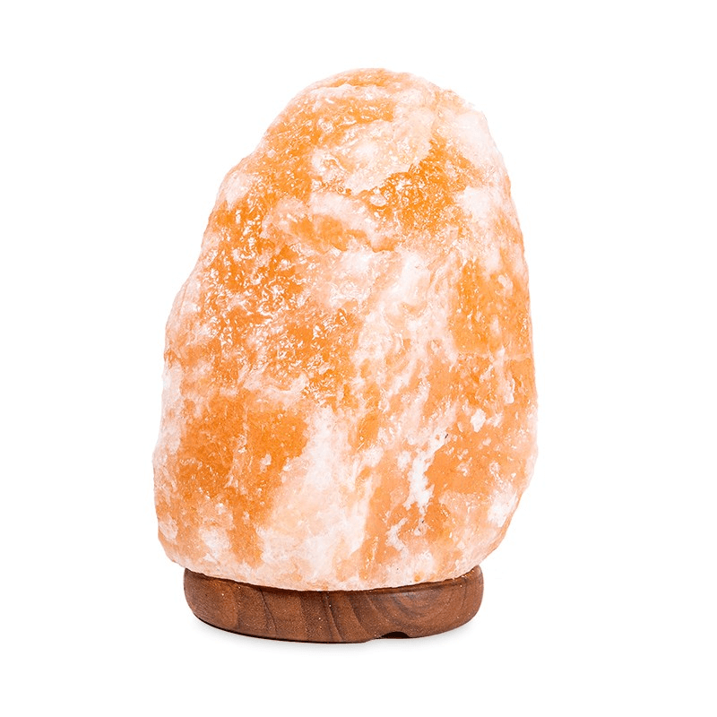 Himalaya Saltkrystall Orange Lampe