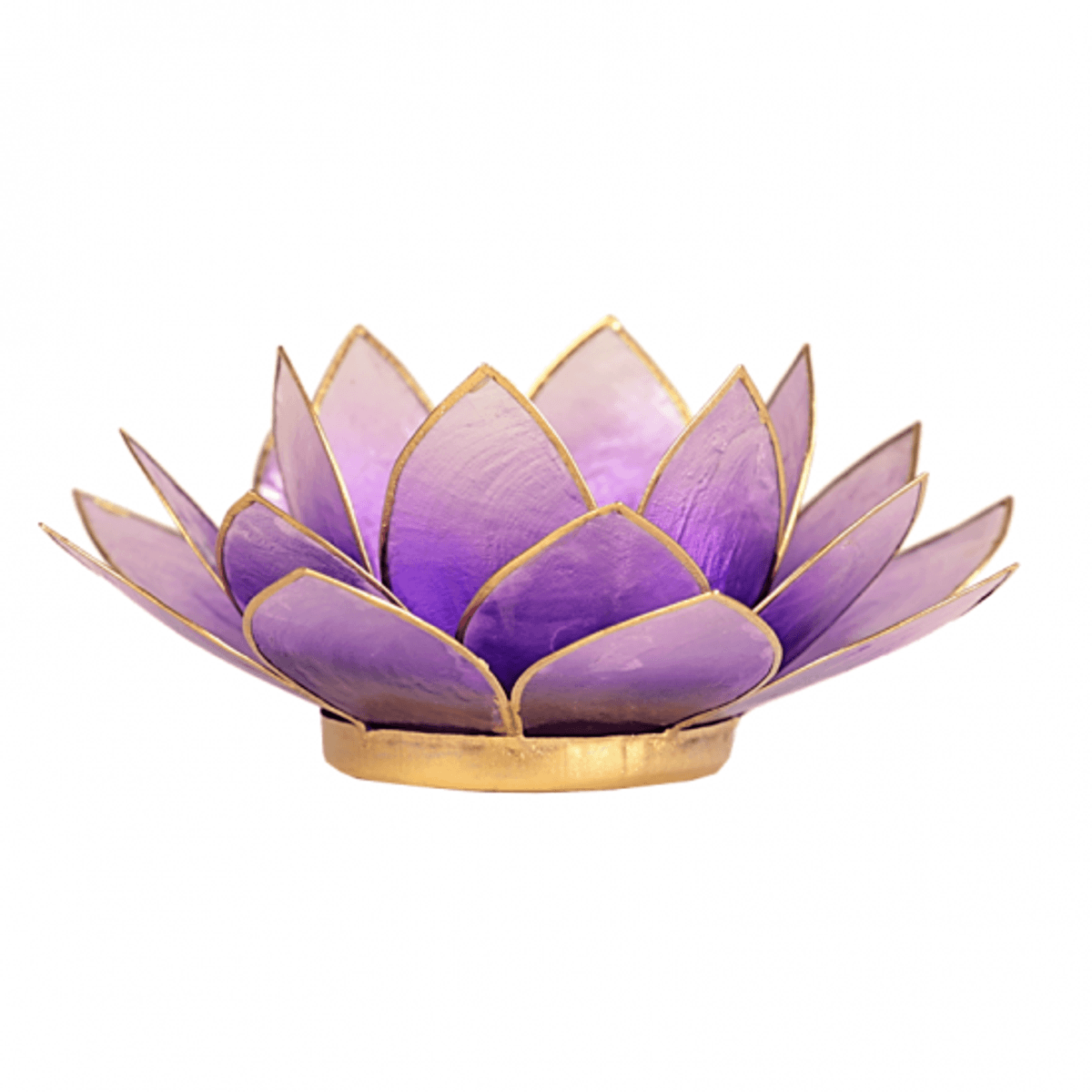Lotus Lys/lilla Telysholder