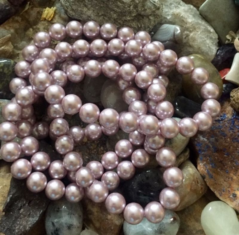 Armbånd Perle Lilla 8mm