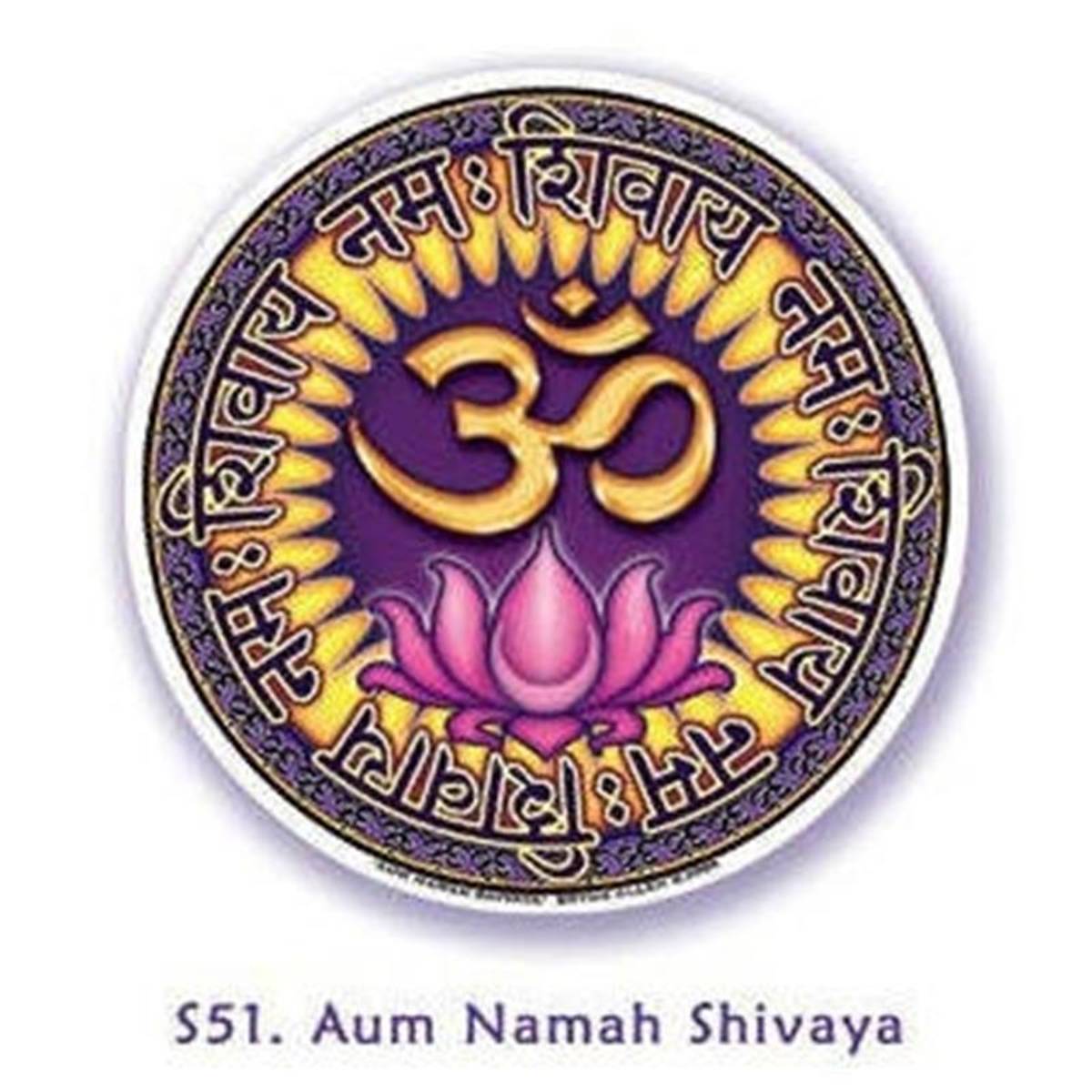 OM Shiva Sticker