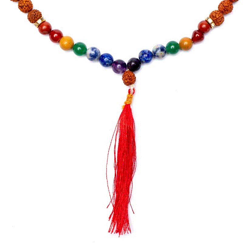 Mala Chakra Rudraksha 108 Perler