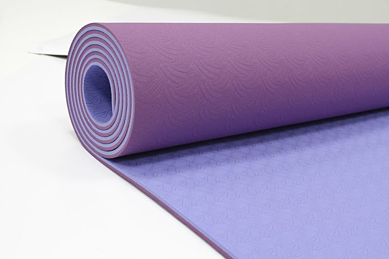 Samadhi TPE Yogamatte Plomme