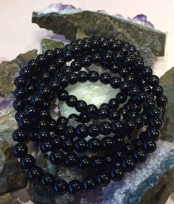 Hovedbilde Sort Onyx Armbånd 6mm