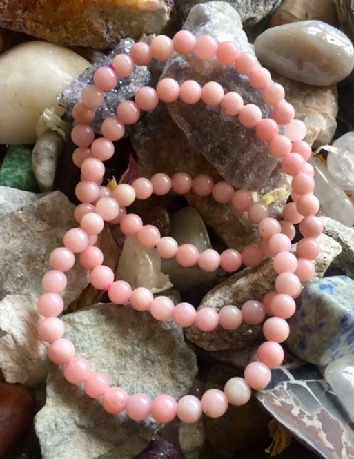 Hovedbilde Armbånd 6mm Opal Rosa