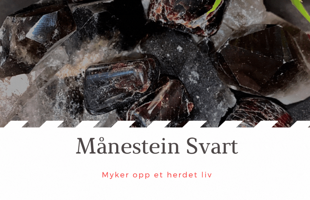 Hovedbilde Månestein Svart 32gram - Kun ...