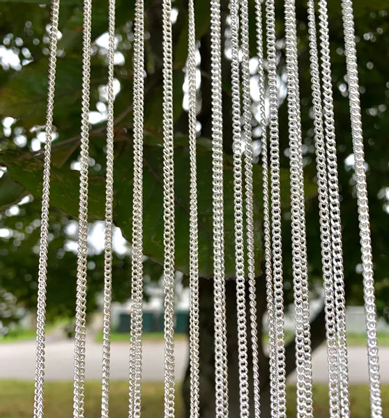 Hovedbilde Kjede 50cm Forsølvet