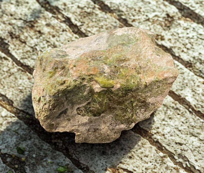 Vesuvian Råstein fra Norge 1053gram - Kun 1 eksemplar
