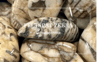 Feltspat Zebra Generator 7-9cm