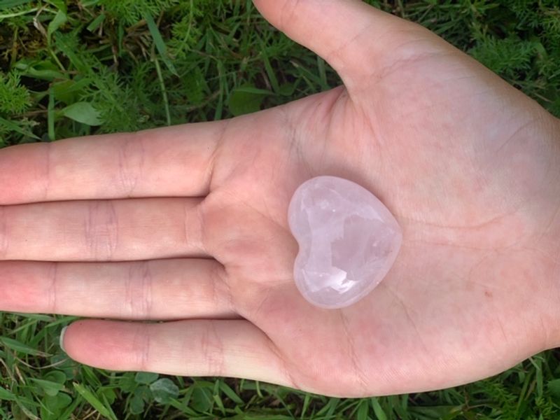 Rosenkvarts Hjertesten 3cm