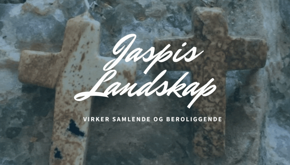 Hovedbilde Jaspis Landskap Slipt Anheng