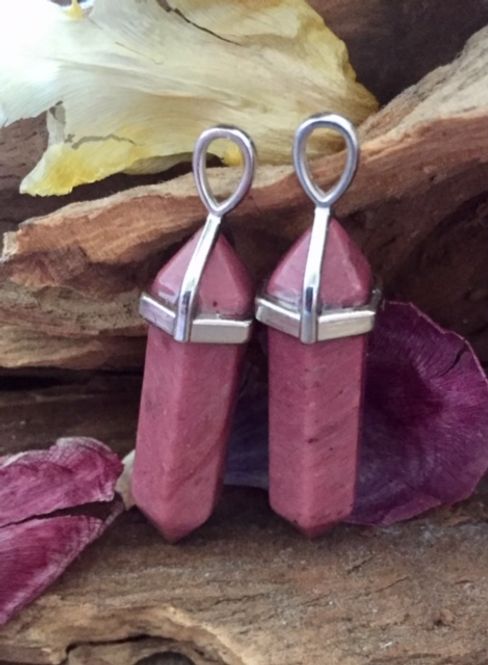 Hovedbilde Rhodonitt Dobbel Pointed  ...