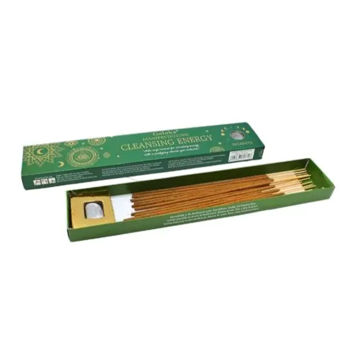 Goloka Manifestation Cleansing Energy Røkelse m/Selenitt