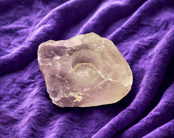 Hovedbilde Ametyst Telysholder 1185gram ...