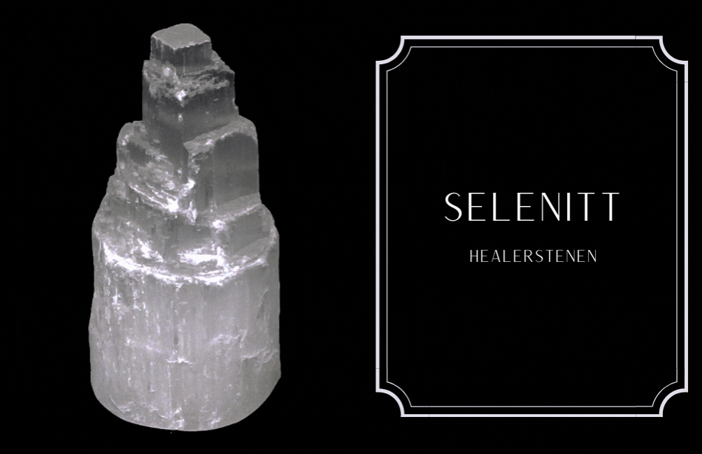 Selenitt Obelisk 15cm