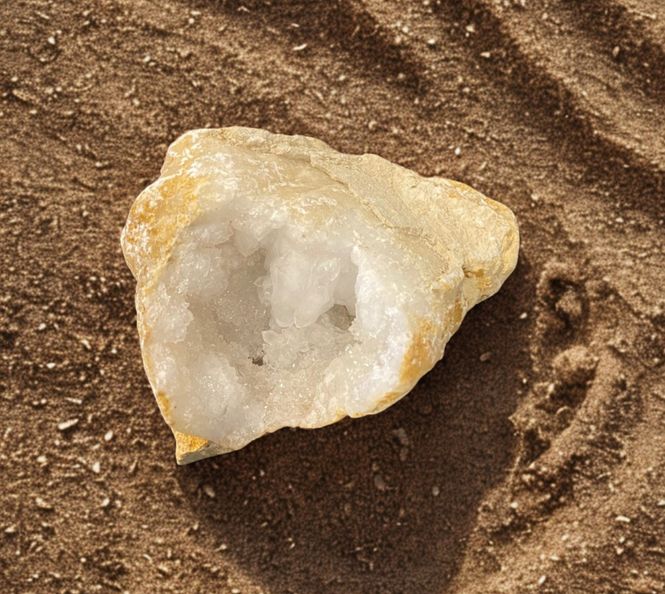 Hovedbilde Bergkrystall Geode 176gram - ...