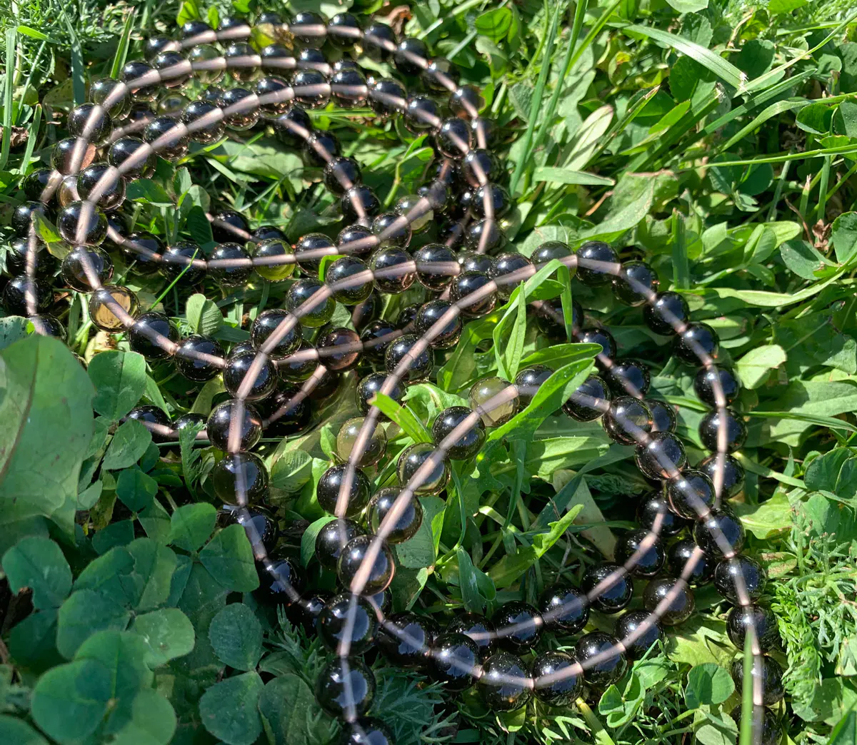 Armbåndsperle Røykkvarts 8mm 1stk