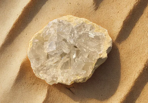 Hovedbilde Bergkrystall Geode 146gram - ...