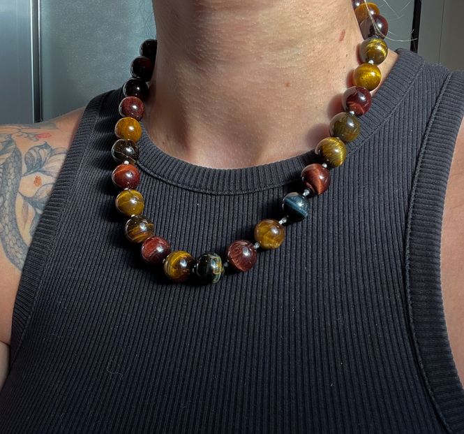 Hovedbilde 3 Stones EYE Kjede 50cm Store ...