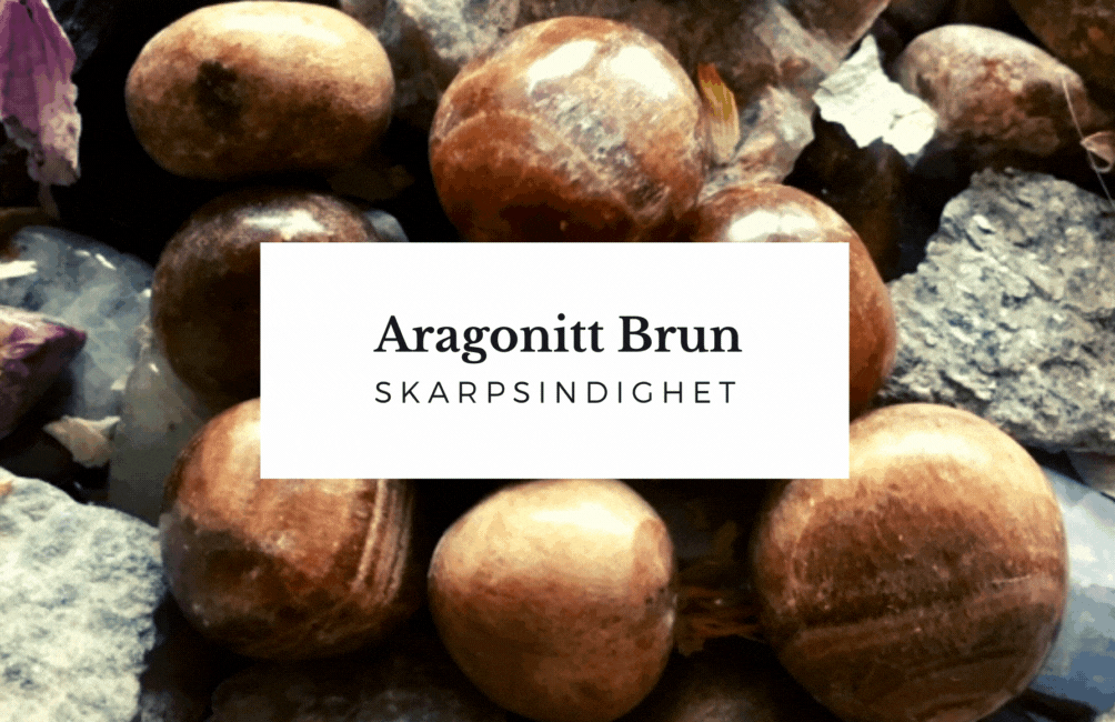 Hovedbilde Aragonitt Brun Råstein ...