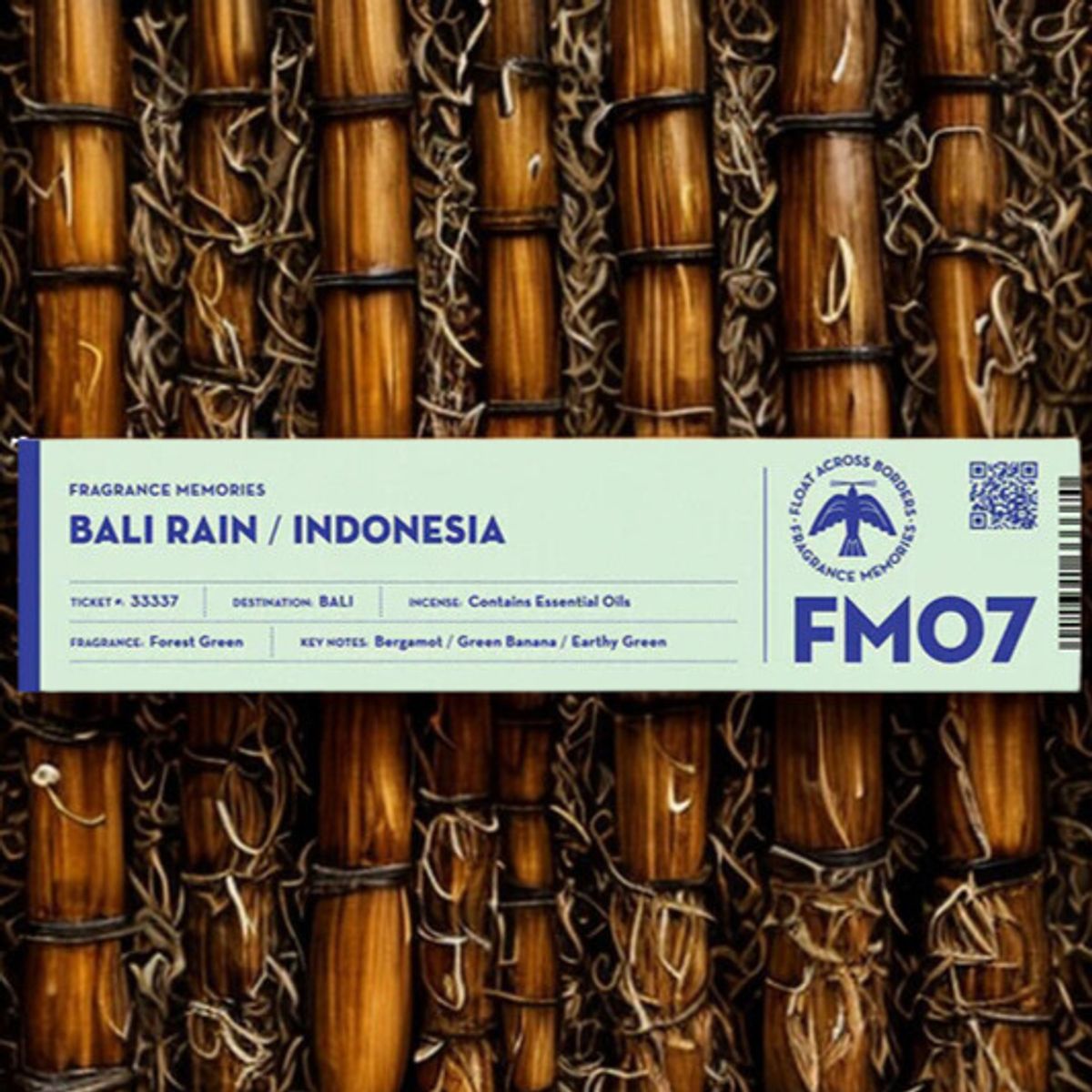 Bali Rain Indonesia Røkelsepinne - Fragrance Memories