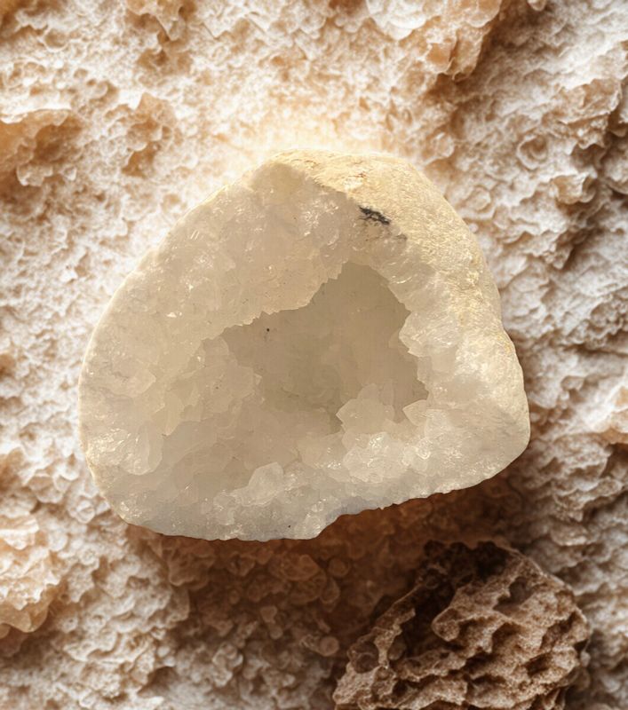Bergkrystall Geode 280gram - Kun 1 eksemplar