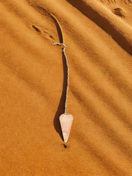 Hovedbilde Rosenkvarts Pendel Fasett