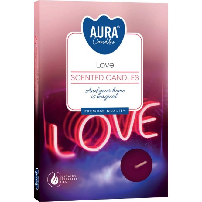 Hovedbilde Love candle 6stk telys