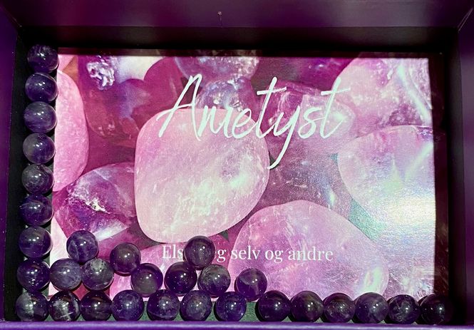 Hovedbilde Armbåndsperle Ametyst 6mm ...