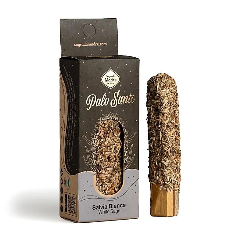 Smudge Stick Sahumitos Palo Santo & White Sage - Sagrada Madre