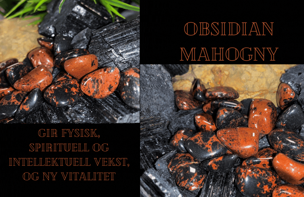 Hovedbilde Obsidian Mahogny Hjerte ...