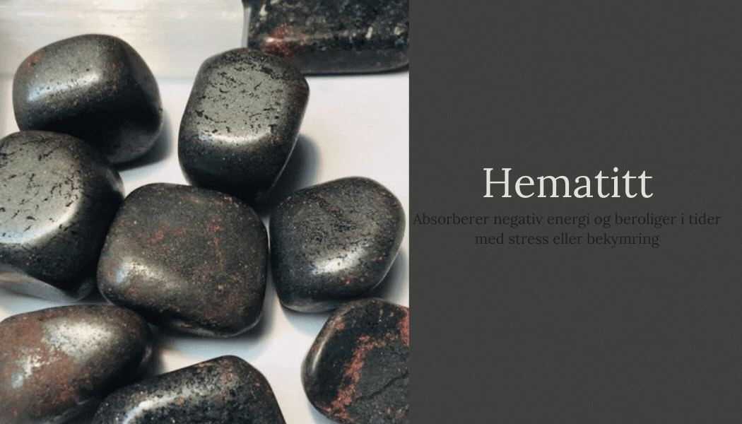 Hematitt Regnbue Ring