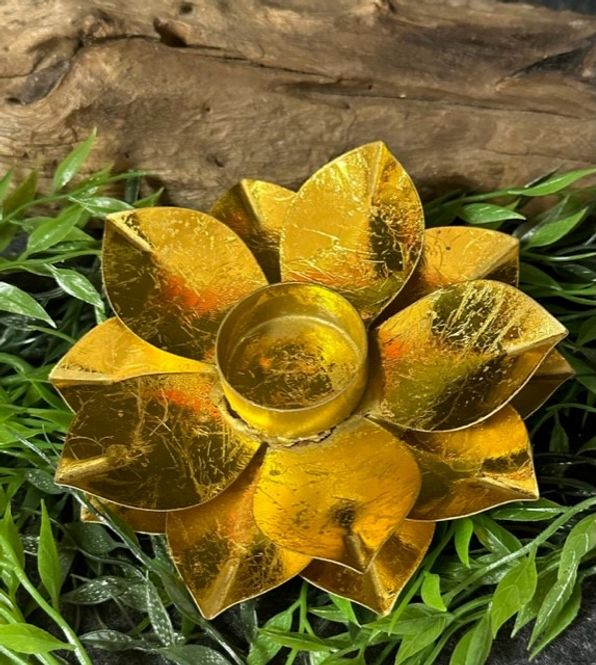 Hovedbilde Lotus Telysholder Golden ...