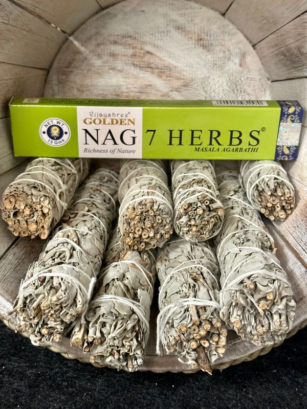 Golden Nag 7 Herbs Røkelse