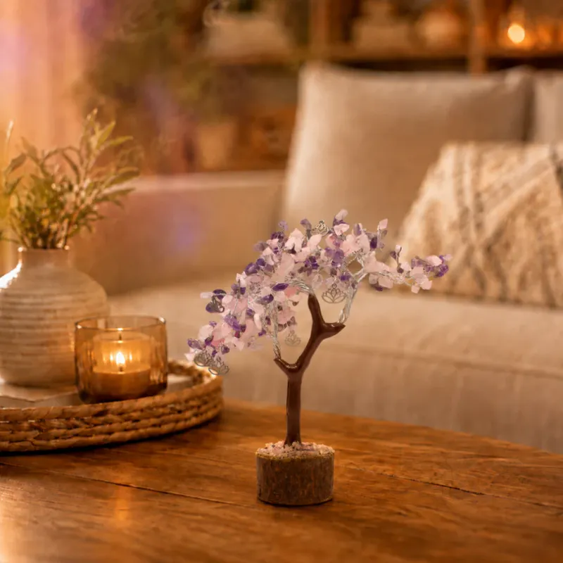 Gemstone Tree Inner Peace 22cm